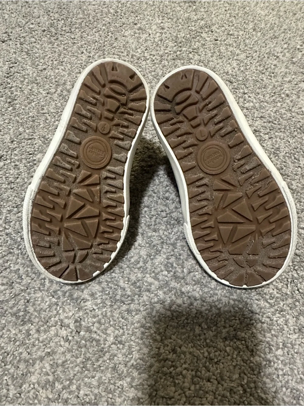 Wonder Nation Brown High-Top Sneakers/ Boots, Size 7